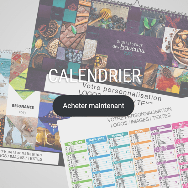 calendrier publicitaire personnalisable