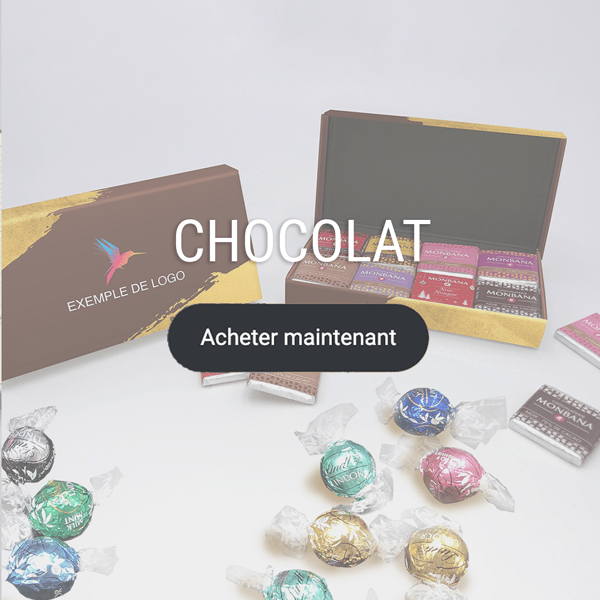 coffret chocolat personnalisable