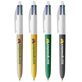 BIC 4 COUL EFFET BOIS